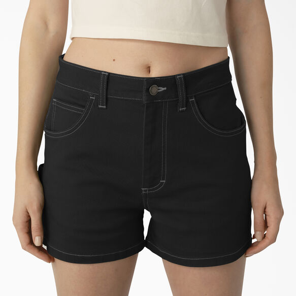 Women&#39;s Carpenter Shorts, 3&quot; - Black &#40;BKX&#41;