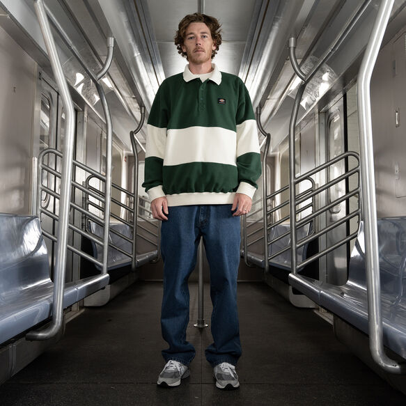Chandail de rugby &agrave; manches longues Jake&nbsp;Hayes - Rugby Pine Stripe &#40;UN2&#41;