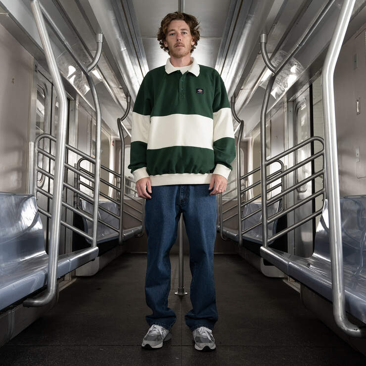 Jake Hayes Long Sleeve Rugby Shirt - Rugby Pine Stripe (UN2) image number 4