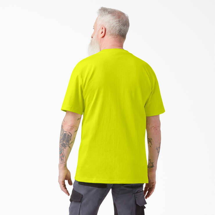 T-shirt épais à manches courtes de couleur fluo - Bright Yellow (BWD) numéro de l’image 2