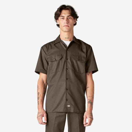 Short Sleeve Work Shirt - Mushroom &#40;MR1&#41;