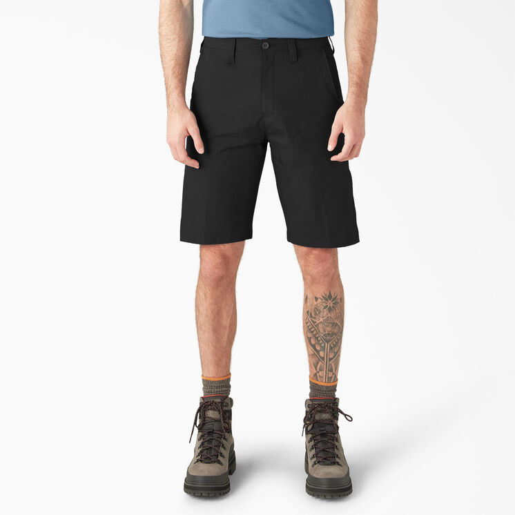 FLEX Cooling Regular Fit Utility Shorts, 11&quot; - Black &#40;BK&#41;