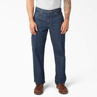 Relaxed Fit Heavyweight Carpenter Jeans - Rinsed Indigo Blue (RNB)