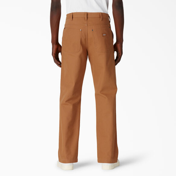Pantalon en toile de coutil &agrave; deux&nbsp;panneaux avant - Stonewashed Brown Duck &#40;SBD&#41;