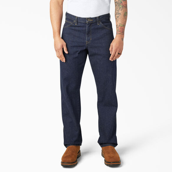 Regular Fit Jeans - Rinsed Indigo Blue &#40;RNB&#41;