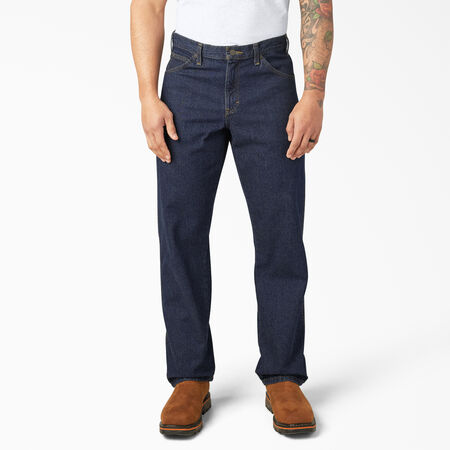 Regular Fit Jeans - Rinsed Indigo Blue &#40;RNB&#41;