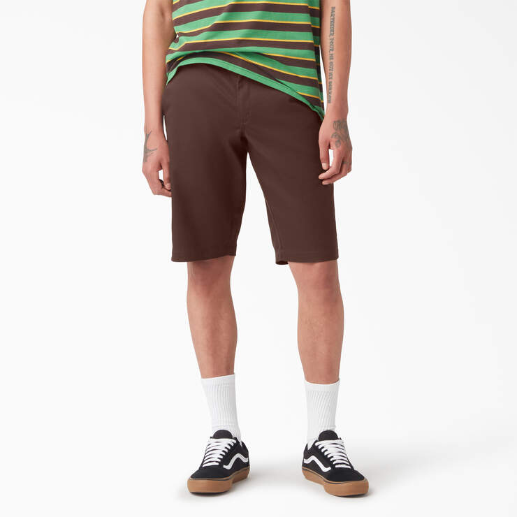 Vincent Alvarez El Sereno Loose Fit Shorts, 13" - Chocolate Brown (CB) image number 1