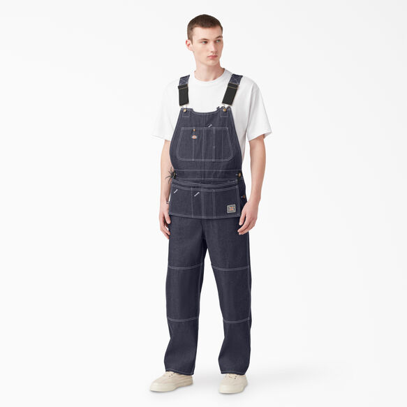 100 Year Denim Double Knee Bib Overalls - Indigo Blue &#40;NB&#41;