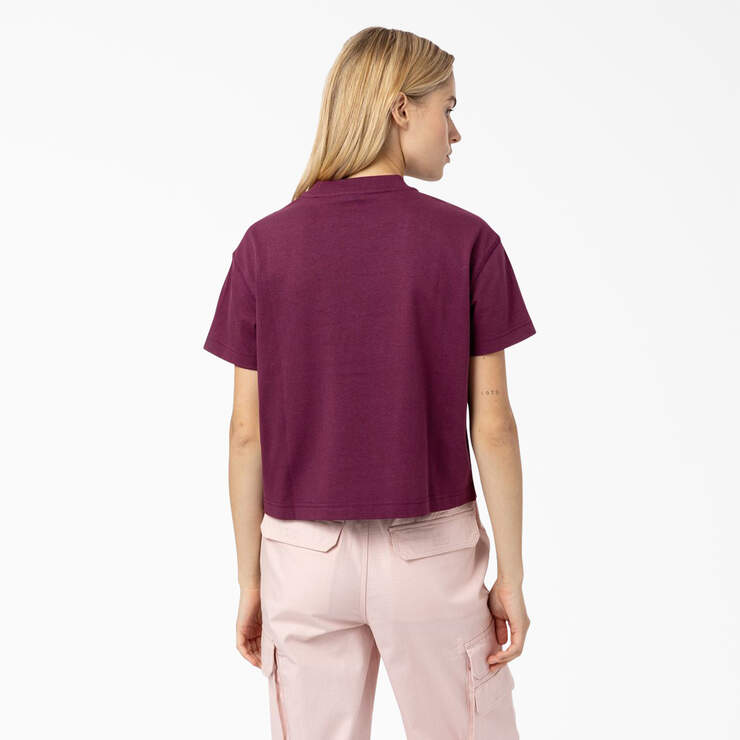 T-shirt écourté Loretto pour femmes - Grape Wine (GW9) numéro de l’image 2