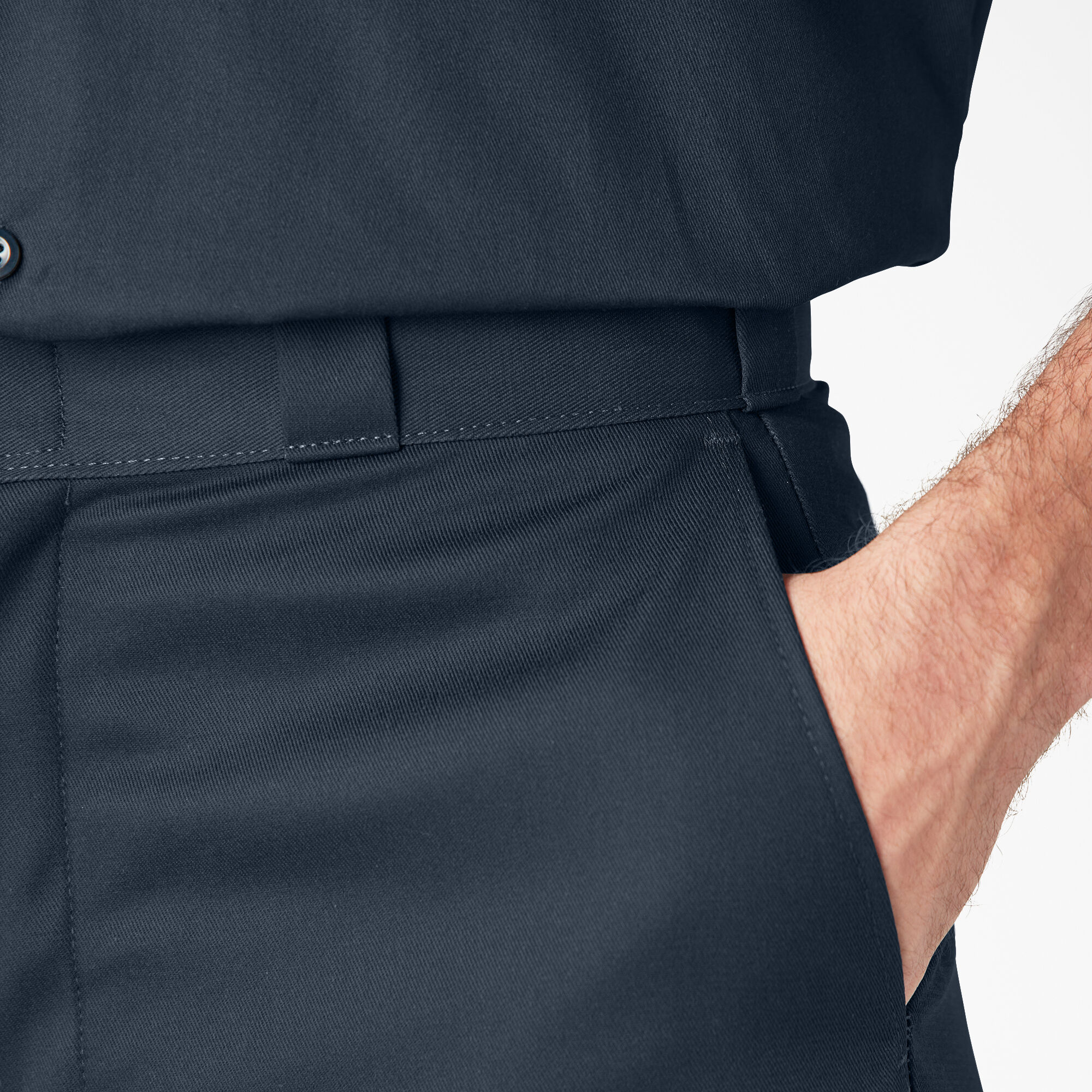 Loose Fit Flat Front Work Shorts 13