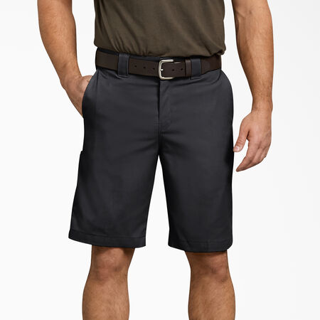 Relaxed Fit Work Shorts, 11&quot; - Black &#40;BK&#41;