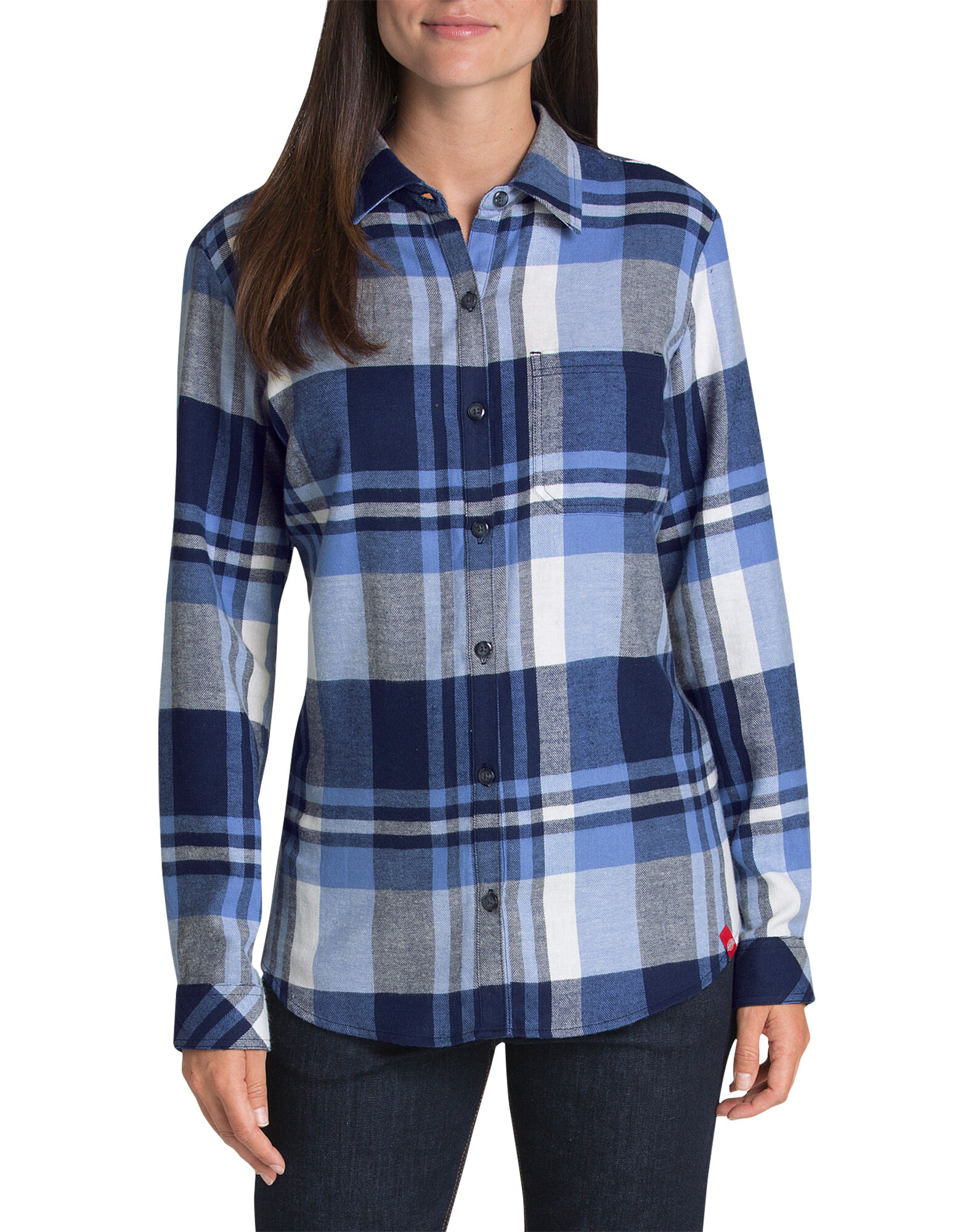 Women's Long Sleeve Plaid Shirt | Dickies Canada