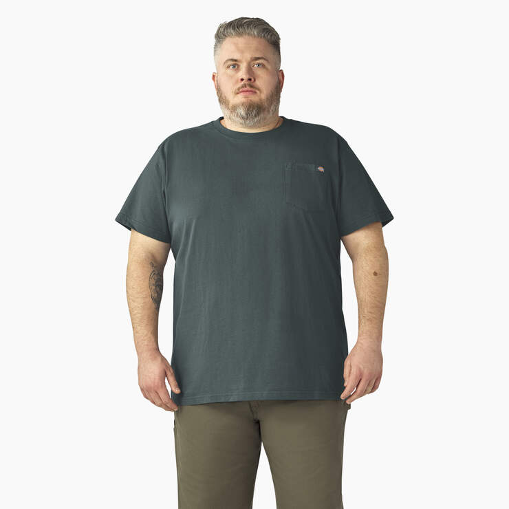 T-shirt épais à manches courtes et à poche - Lincoln Green (LN) numéro de l’image 5