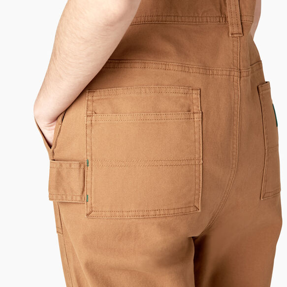 Dickies x Jameson Women&#39;s Utility Double Knee Overalls - Rinsed Brown Duck &#40;RBD&#41;