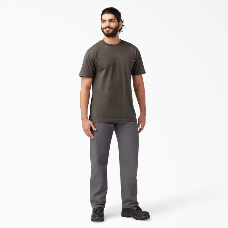 T-shirt épais à manches courtes et à poche - Black Olive (BV) numéro de l’image 8