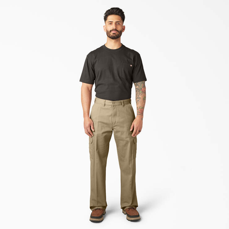 Pantalon cargo ample à jambe droite - Rinsed Khaki (RKH) numéro de l’image 4