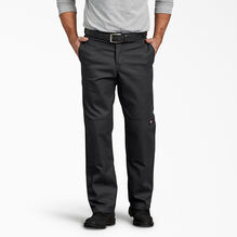 Pantalon de travail FLEX &agrave; jambe droite et genoux renforc&eacute;s de coupe standard - Black &#40;BK&#41;