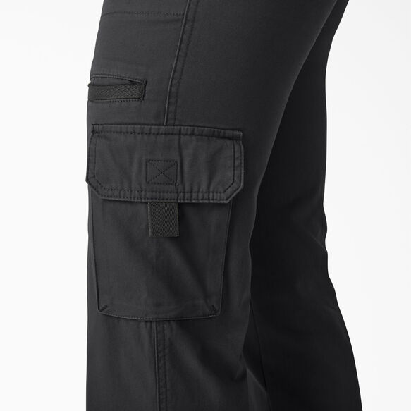 Women&#39;s Relaxed Fit Cargo Pants - Rinsed Black &#40;RBK&#41;