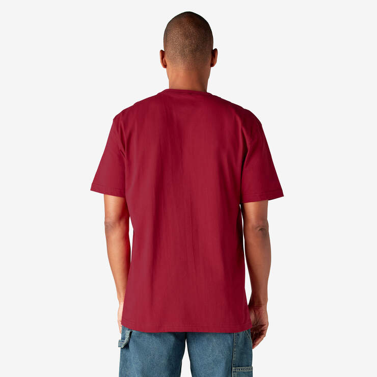 T-shirt épais à manches courtes et à poche - English Red (ER) numéro de l’image 2