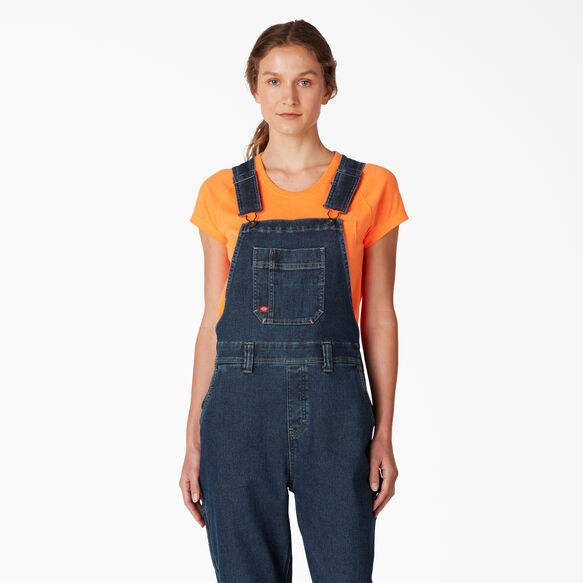 Salopette chaude avec genoux renforc&eacute;s pour femmes - Stonewashed Medium Blue &#40;MSW&#41;