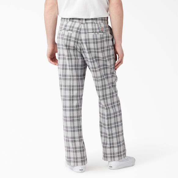 Pantalon sans pli &agrave; motif tartan - Ultimate Gray Plaid &#40;UPG&#41;