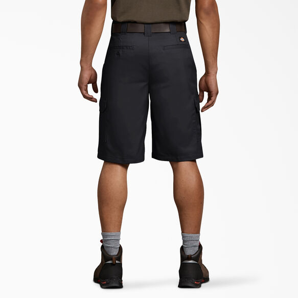 FLEX Regular Fit Cargo Shorts, 11&quot; - Black &#40;BK&#41;