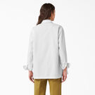 Chemise de travail &agrave; manches longues de coupe d&eacute;contract&eacute;e pour femmes - White &#40;WH&#41;