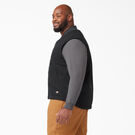 High Pile Fleece Lined Duck Vest - Rinsed Black &#40;RBK&#41;