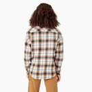 Chandail en flanelle &agrave; manches longues pour femmes - Brown Duck/Black Ombre Plaid &#40;WPB&#41;