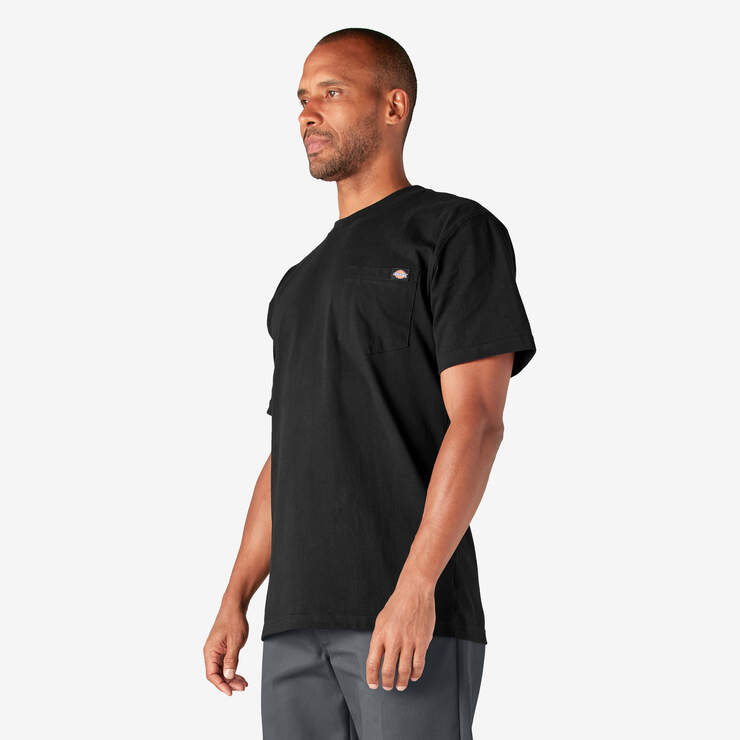 T-shirt épais à manches courtes - Black (BK) numéro de l’image 3