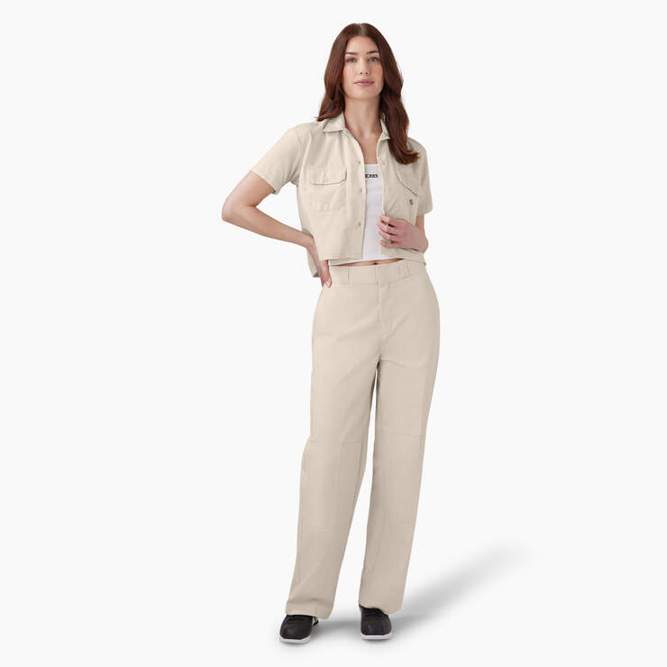 Pantalon de travail de coupe ample à genoux renforcés pour femmes - Stone Whitecap Gray (SN9) numéro de l’image 5