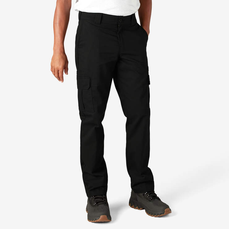 Pantalon cargo de coupe ajustée - Black (BK) numéro de l’image 4