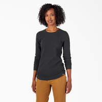 Women’s Long Sleeve Thermal Shirt - Black (KBK)
