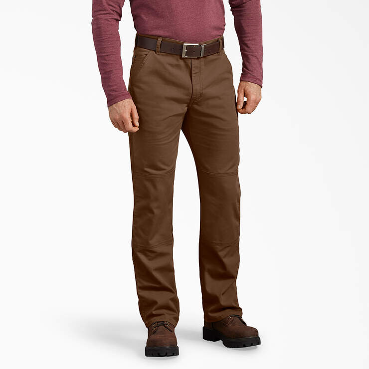 Pantalon standard en coutil à genoux renforcés - Stonewashed Timber Brown (STB) numéro de l’image 1