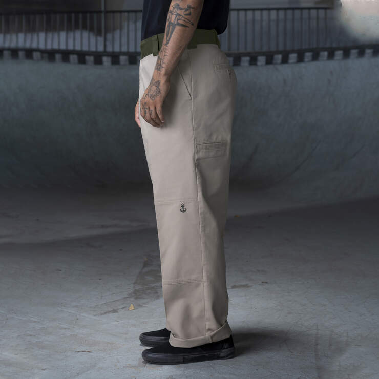 Pantalon à genoux renforcés de coupe ample Ronnie Sandoval - Desert Sand/Olive Color Block (DVC) numéro de l’image 3