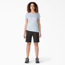 Women&#39;s Cooling Slim Fit Cargo Shorts, 10&quot; - Black &#40;BK&#41;