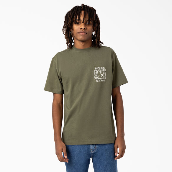 Marbury Short Sleeve T-Shirt - Military Green &#40;ML&#41;