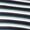 Women&#39;s Striped Cropped Baby T-Shirt - Black/Teal Explorer Stripe &#40;BSE&#41;