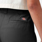 Pantalon court en serg&eacute; pour femmes - Rinsed Black &#40;RBK&#41;