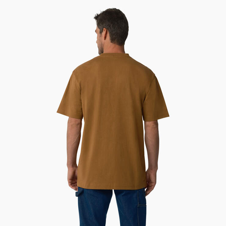 Short Sleeve Heavyweight Logo T-Shirt - Brown Duck (BD) image number 2