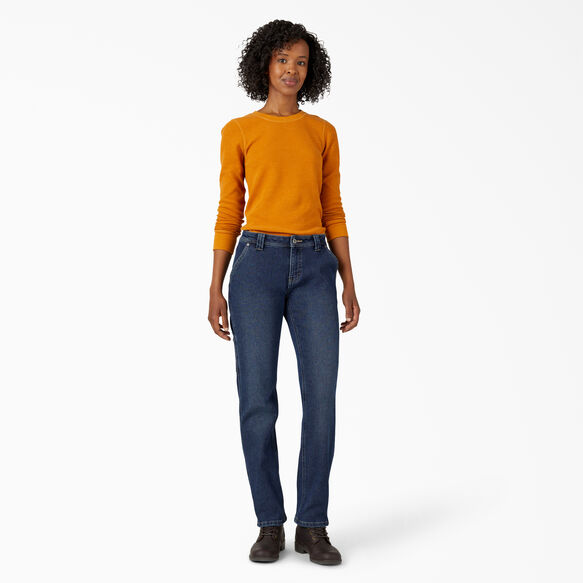 Women&#39;s Warming Carpenter Jeans - Stonewashed Medium Blue &#40;MSW&#41;