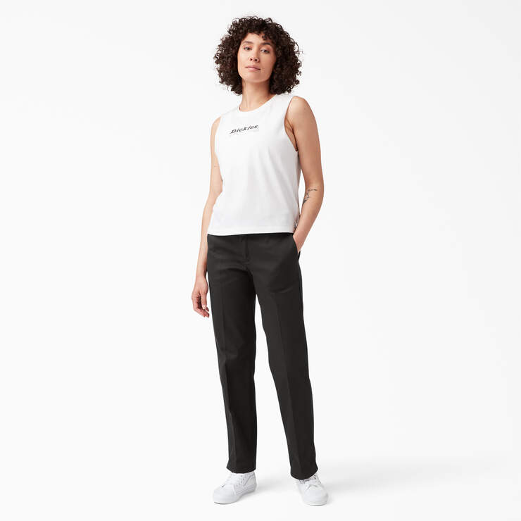 Women's FLEX Original Fit Work Pants - Black (BK) image number 5