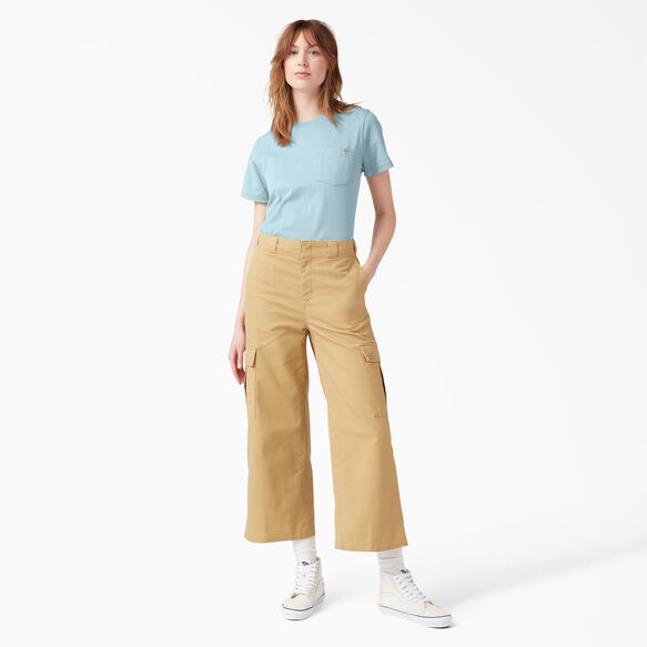 T-shirt &eacute;pais &agrave; manches courtes pour femmes - Dockside Blue &#40;DU1&#41;
