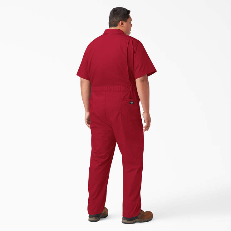 Short Sleeve Coveralls - Red (RD) image number 5