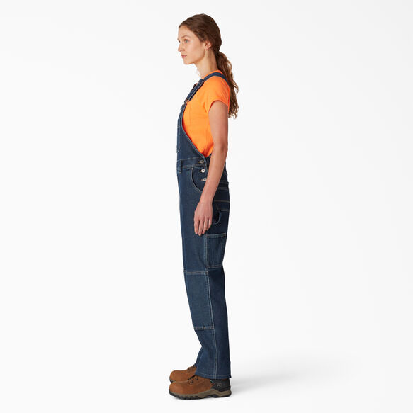 Salopette chaude avec genoux renforc&eacute;s pour femmes - Stonewashed Medium Blue &#40;MSW&#41;