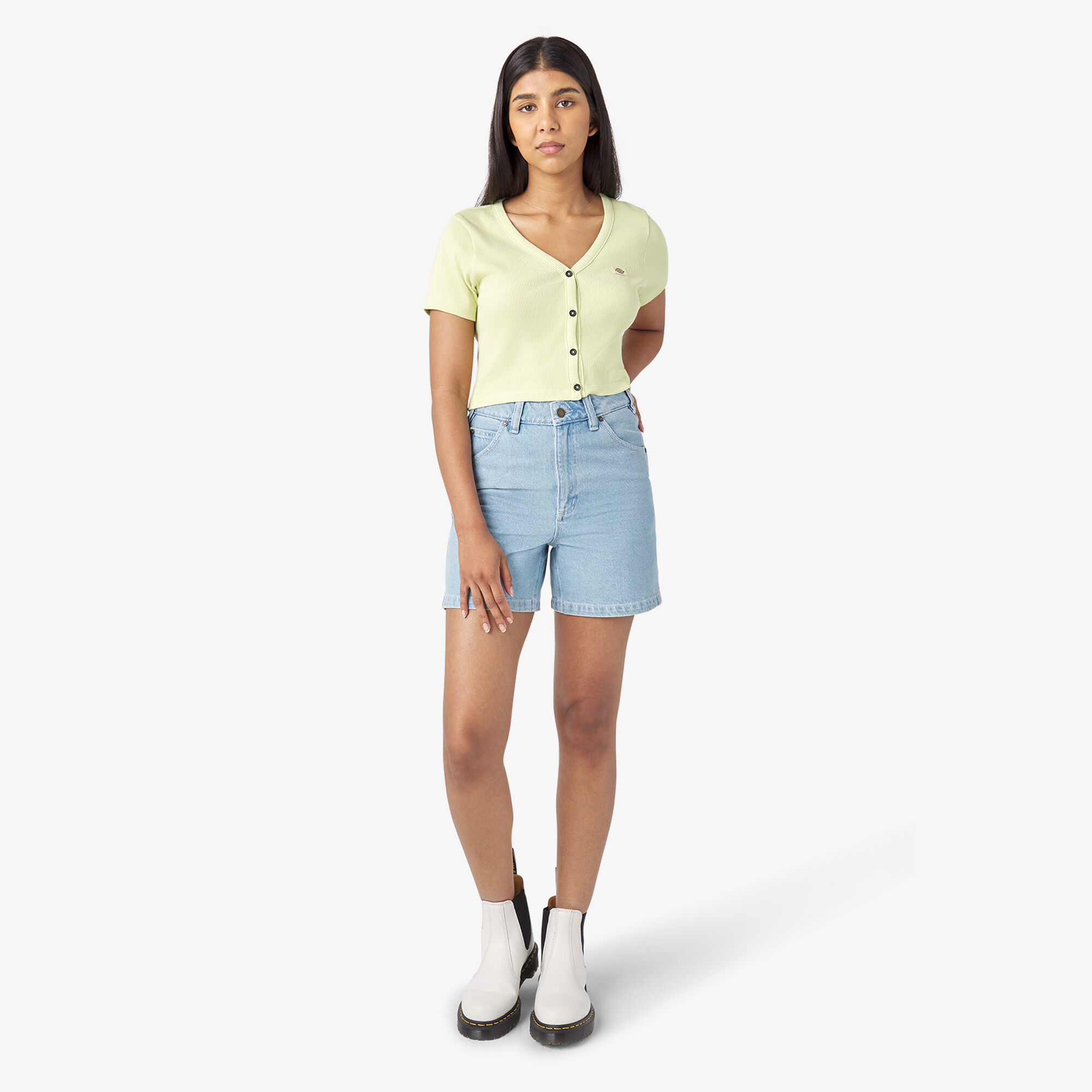 Women s Carpenter Jean Shorts 5