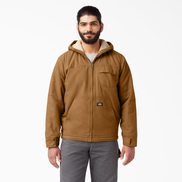 Duck Lined Hooded Jacket - Brown Duck &#40;RBD&#41;