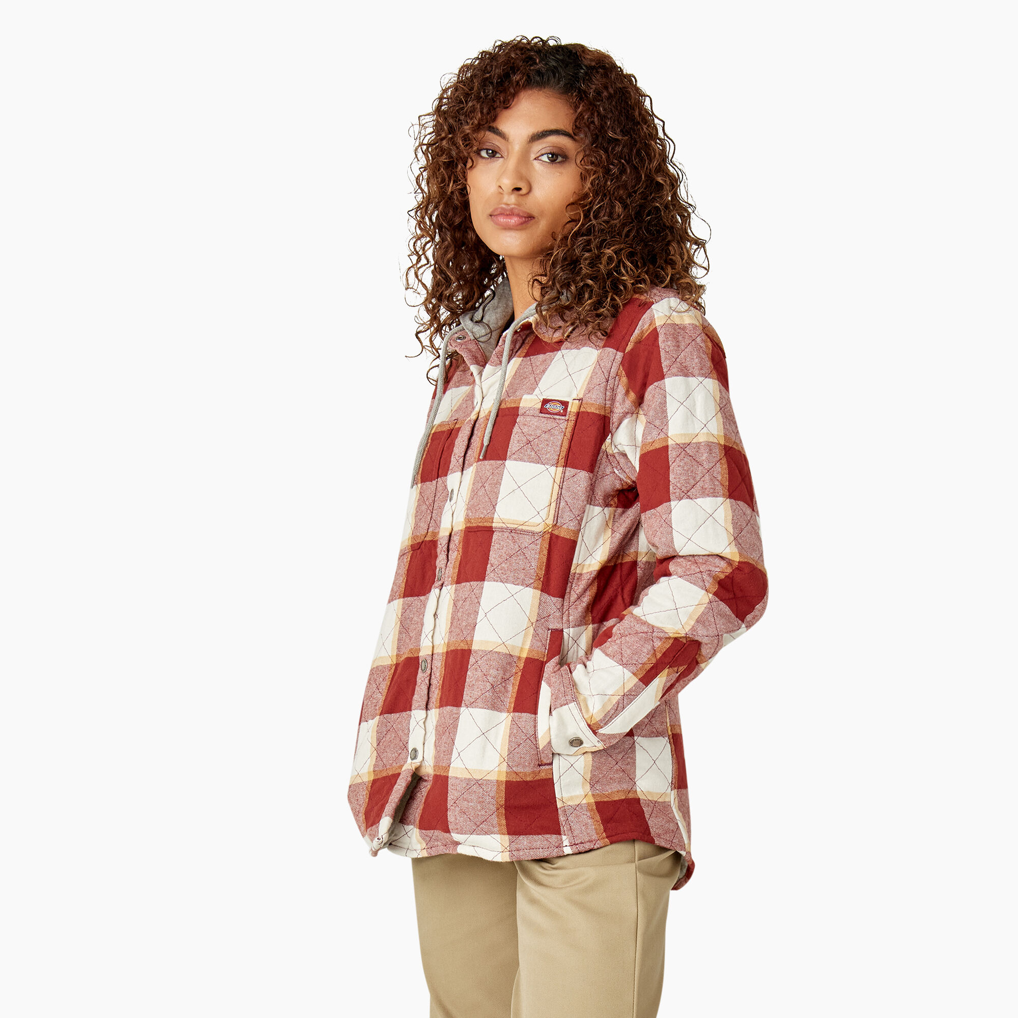 Hooded sales flannel womens