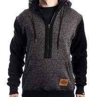 3/4 Zip Bryan Pullover Hoodie - Charcoal Gray (CH)