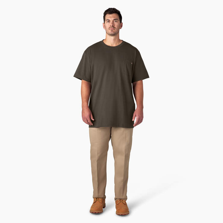 T-shirt épais à manches courtes et à poche - Black Olive (BV) numéro de l’image 9